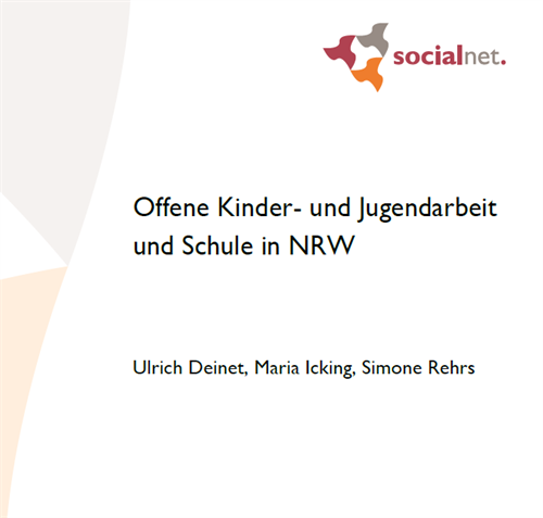 Title page Open child and youth work and school in NRW